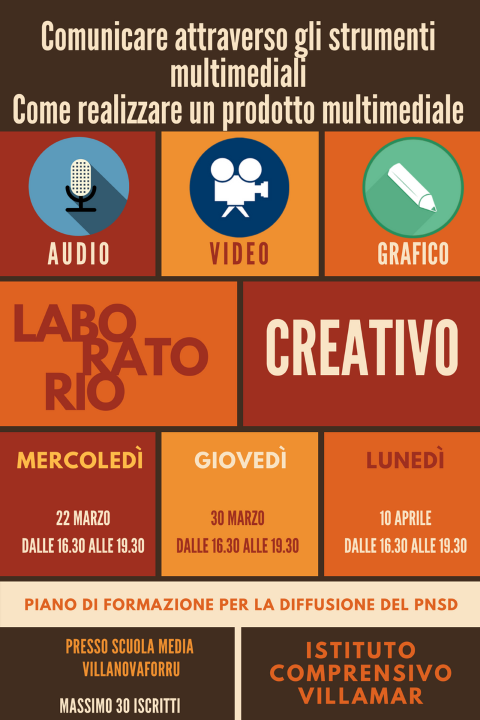 Comunicare attraverso gli strumenti multimediali. Come realizzare un prodotto multimediale, audio, video e grafico, utile per la didattica